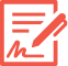 Pet care forms and documentation icon