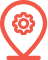 Pet care service locations icon