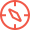 Compass icon for finding nearby pet care services